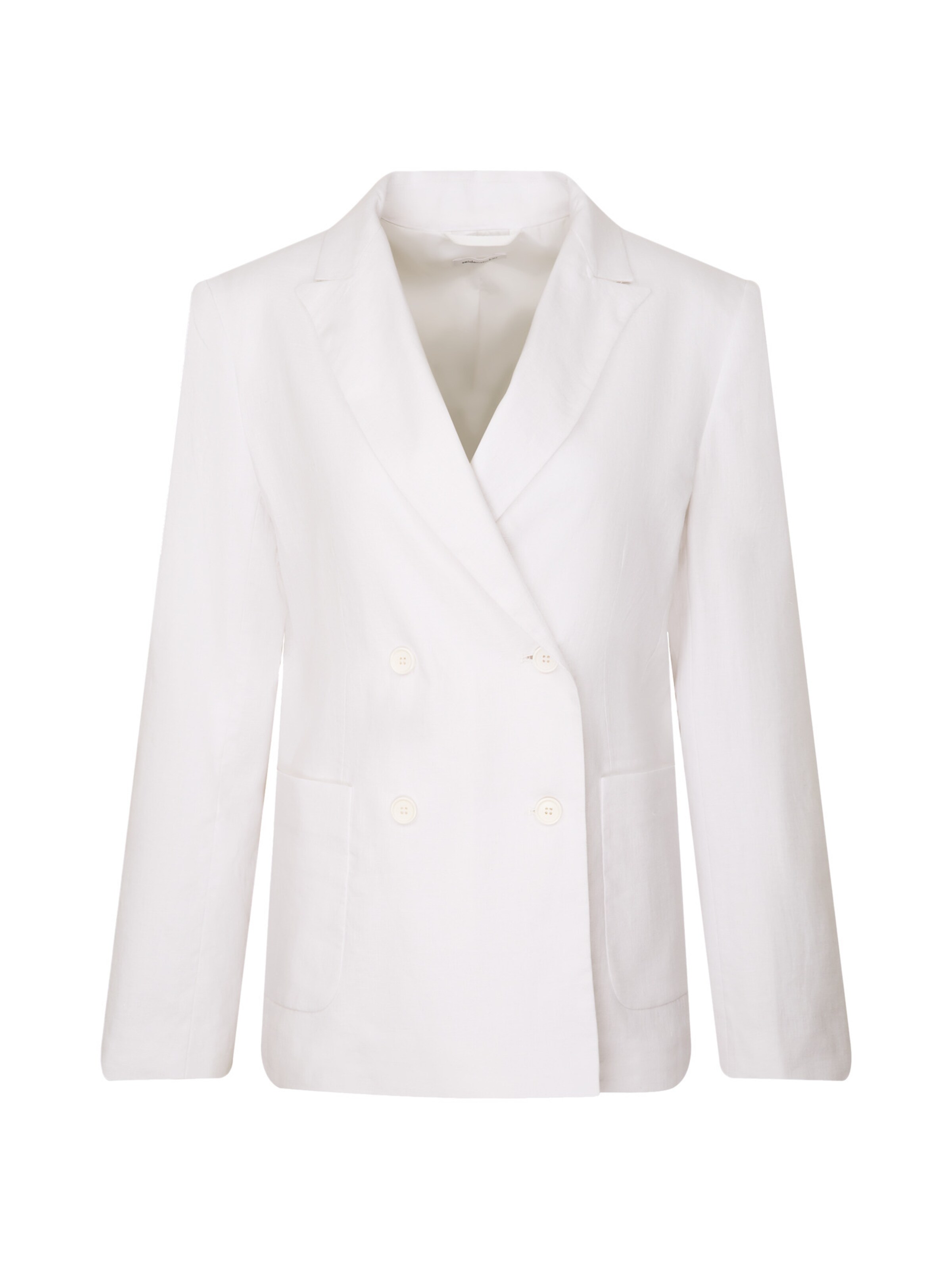 Blazer 'Schwarze Rose' SEIDENSTICKER en blanc : devant