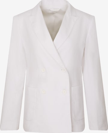 Blazer 'Schwarze Rose' SEIDENSTICKER en blanc : devant