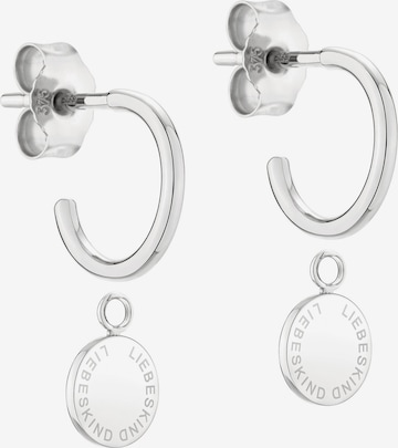 Boucles d'oreilles Liebeskind Berlin en argent : devant