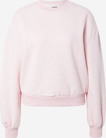 Urban ClassicsSweater majica - roza boja: prednji dio