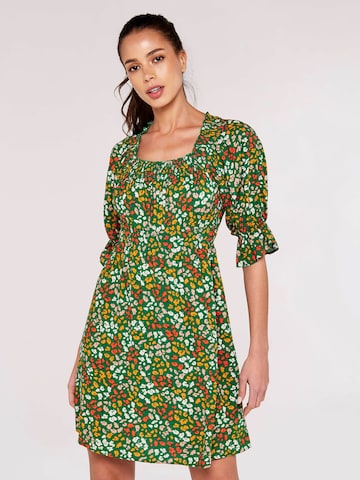 Apricot Dress 'Ditsy Milkmaid' in Mixed colors: front