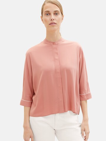 TOM TAILOR Bluse in Pink: predná strana