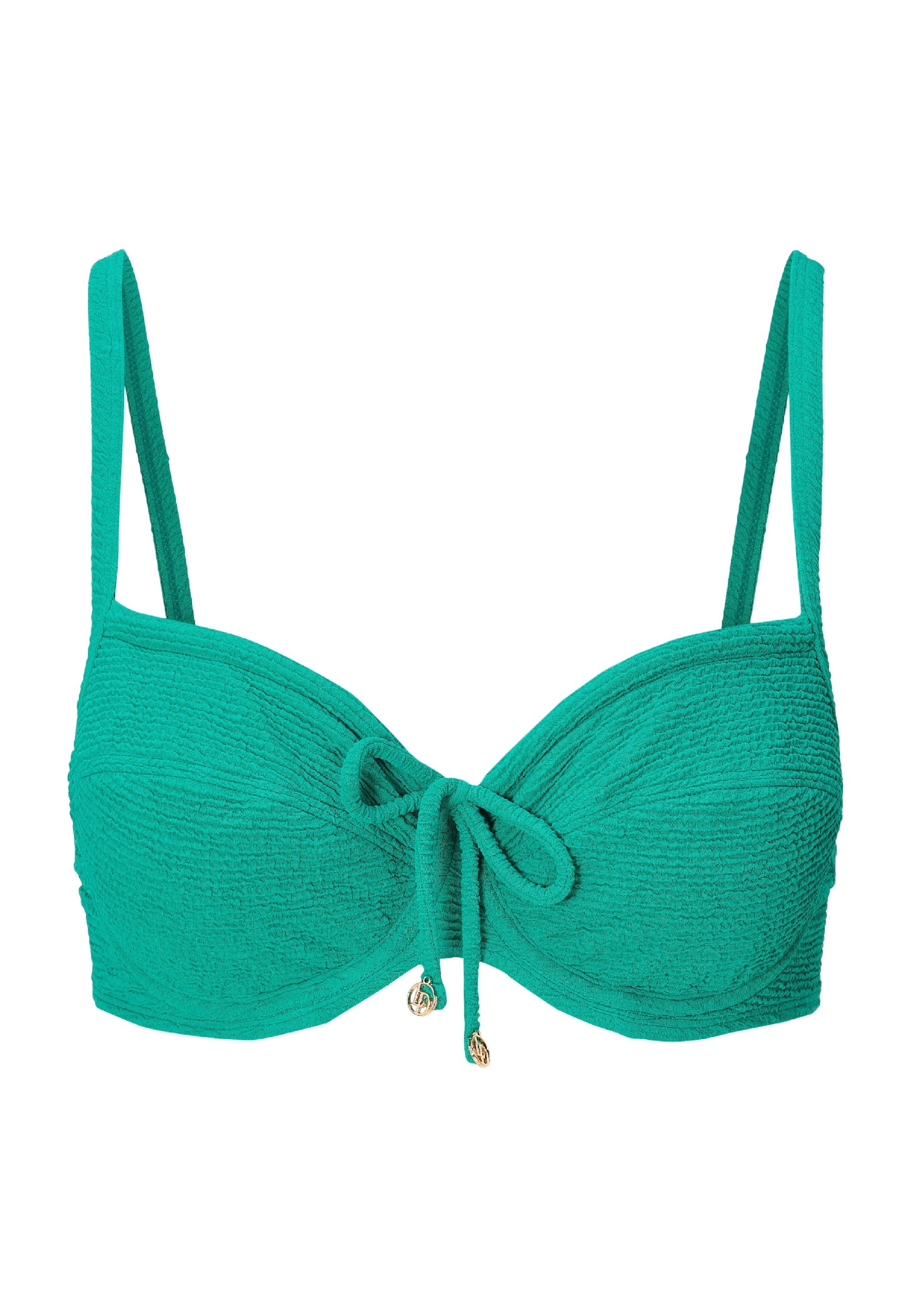 LingaDore Bustier Bikinitop in Grün: Vorderseite