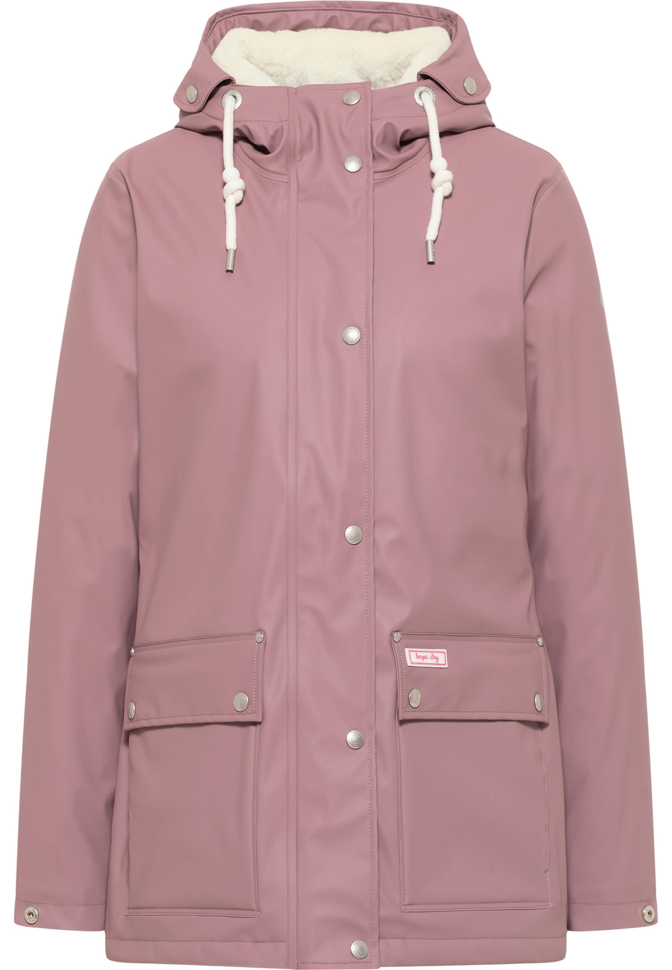 rozā MYMO Starpsezonu jaka: no priekšpuses