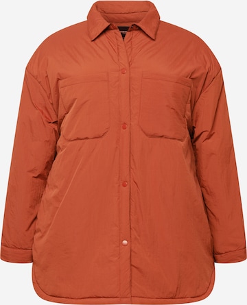 Cotton On Curve Between-season jacket in Orange: front