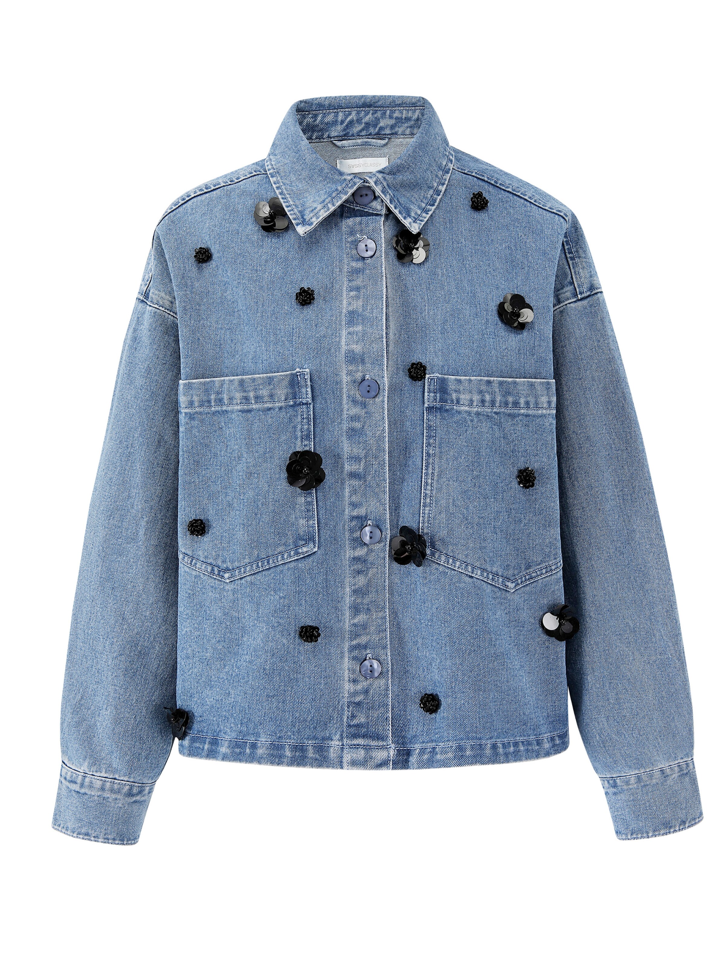 SASSYCLASSY Übergangsjacke‌‌‌‌‌‌‌ in blau, Produktansicht