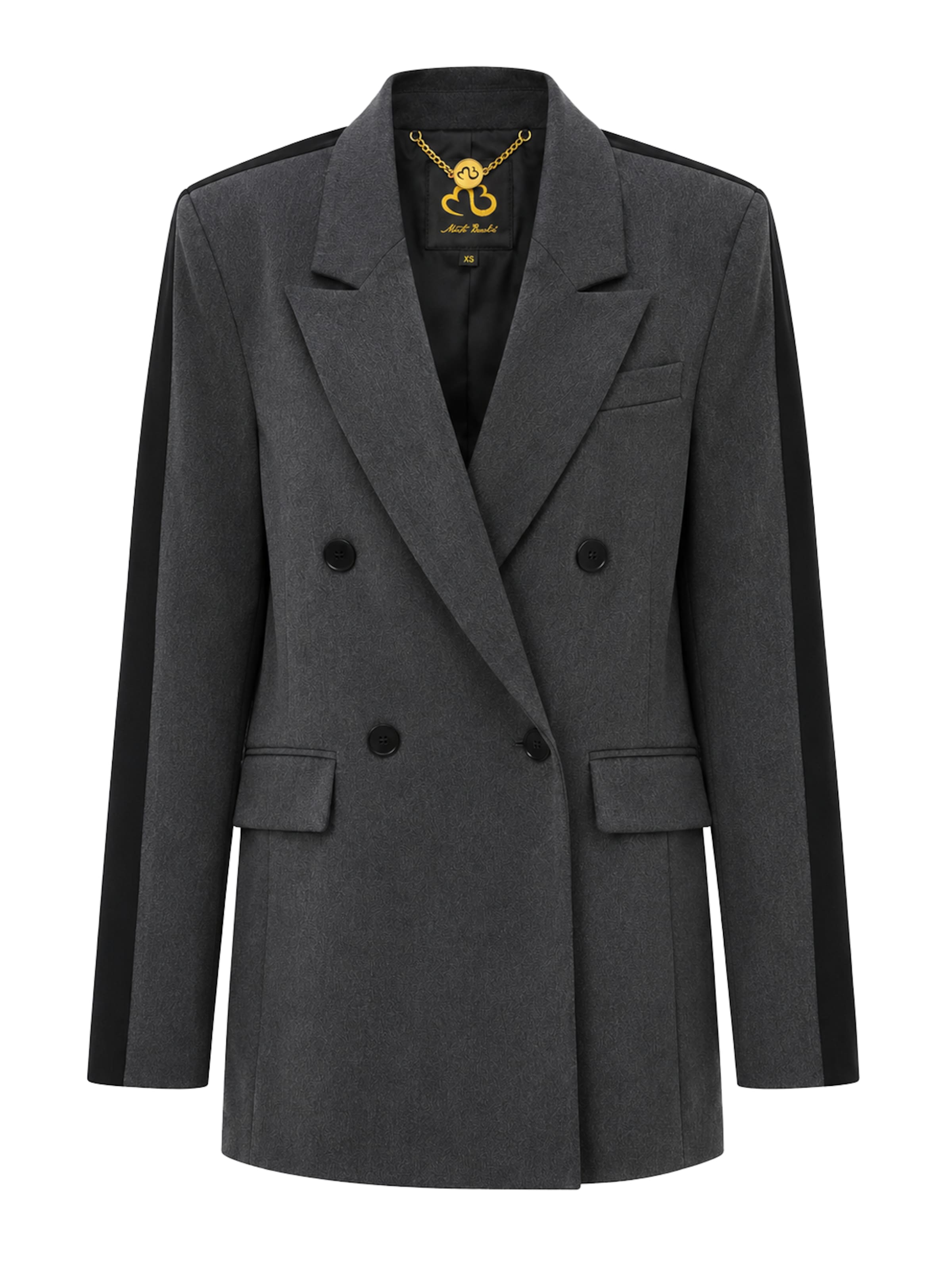 MB by Marta Buzolic Blazer in Grey: front