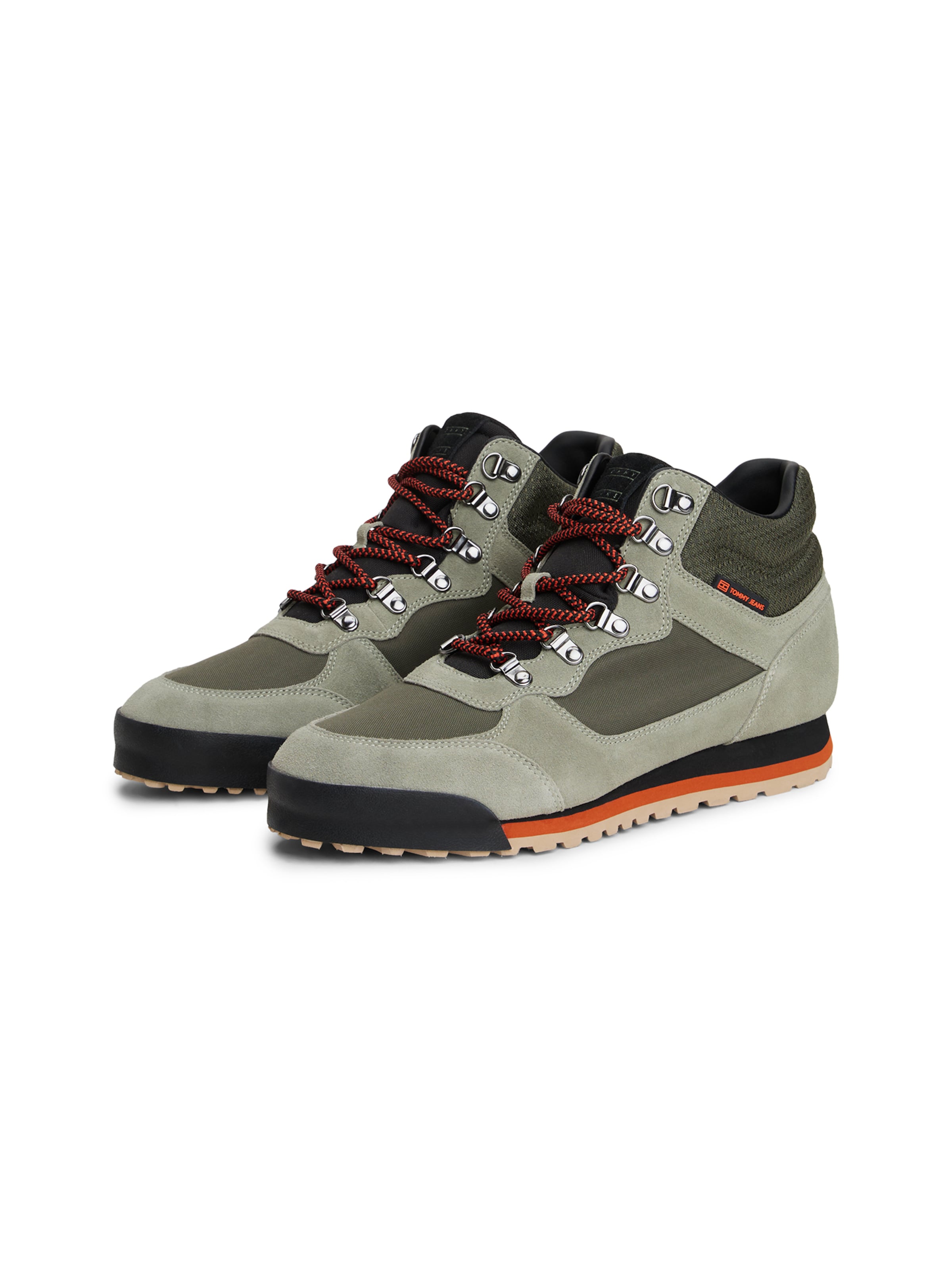 Tommy Jeans Ботинки на шнуровке в Зеленый