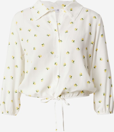 Hailys Bluse 'Ka44rena' in zitrone / grün / weiß, Produktansicht