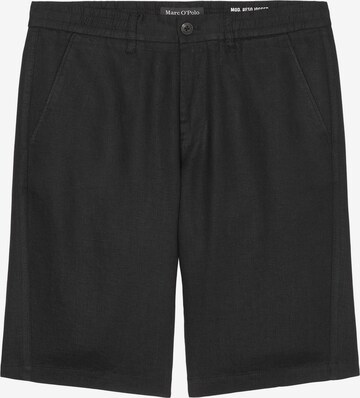 Regular Pantalon chino 'Reso' Marc O'Polo en noir : devant