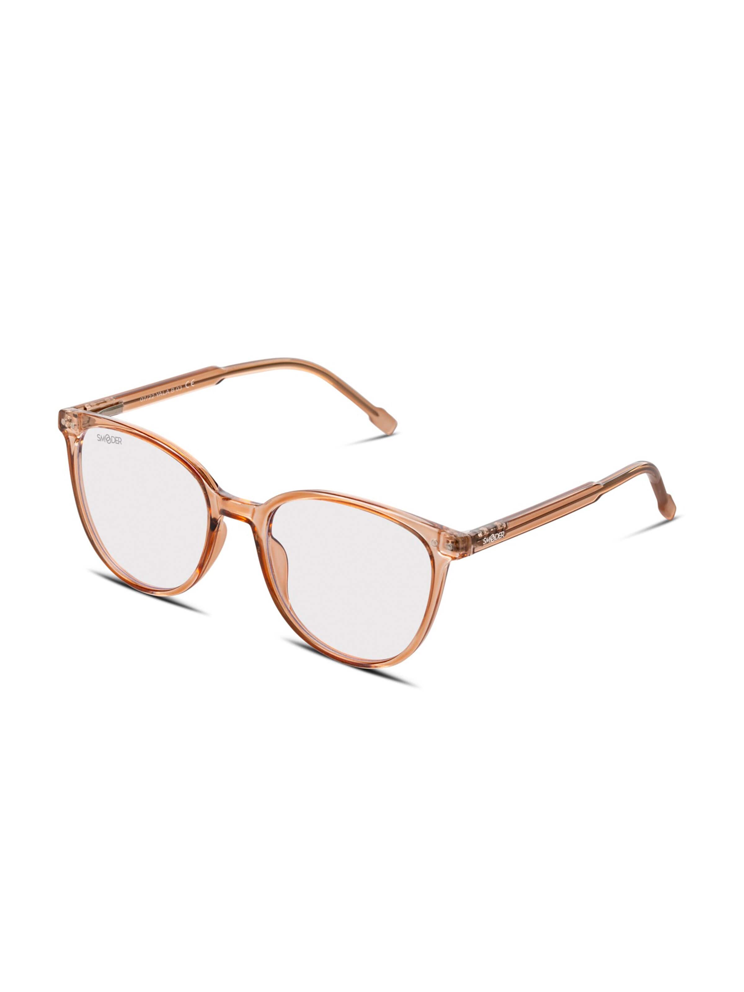 Smooder Glasses 'Yala Blue Light' in Beige: front