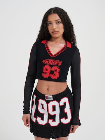 AND1 Pullover in Schwarz: Vorderseite