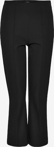 OPUS Boot cut Pleated Pants 'Elani' in Black: front