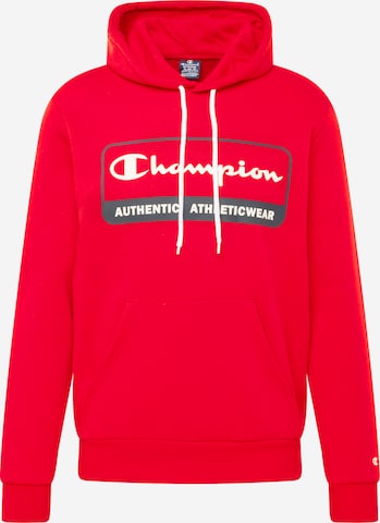 Champion Authentic Athletic Apparel Sweatshirt in Red: front