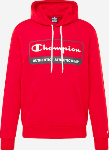Champion Authentic Athletic Apparel Mikina – červená: přední strana