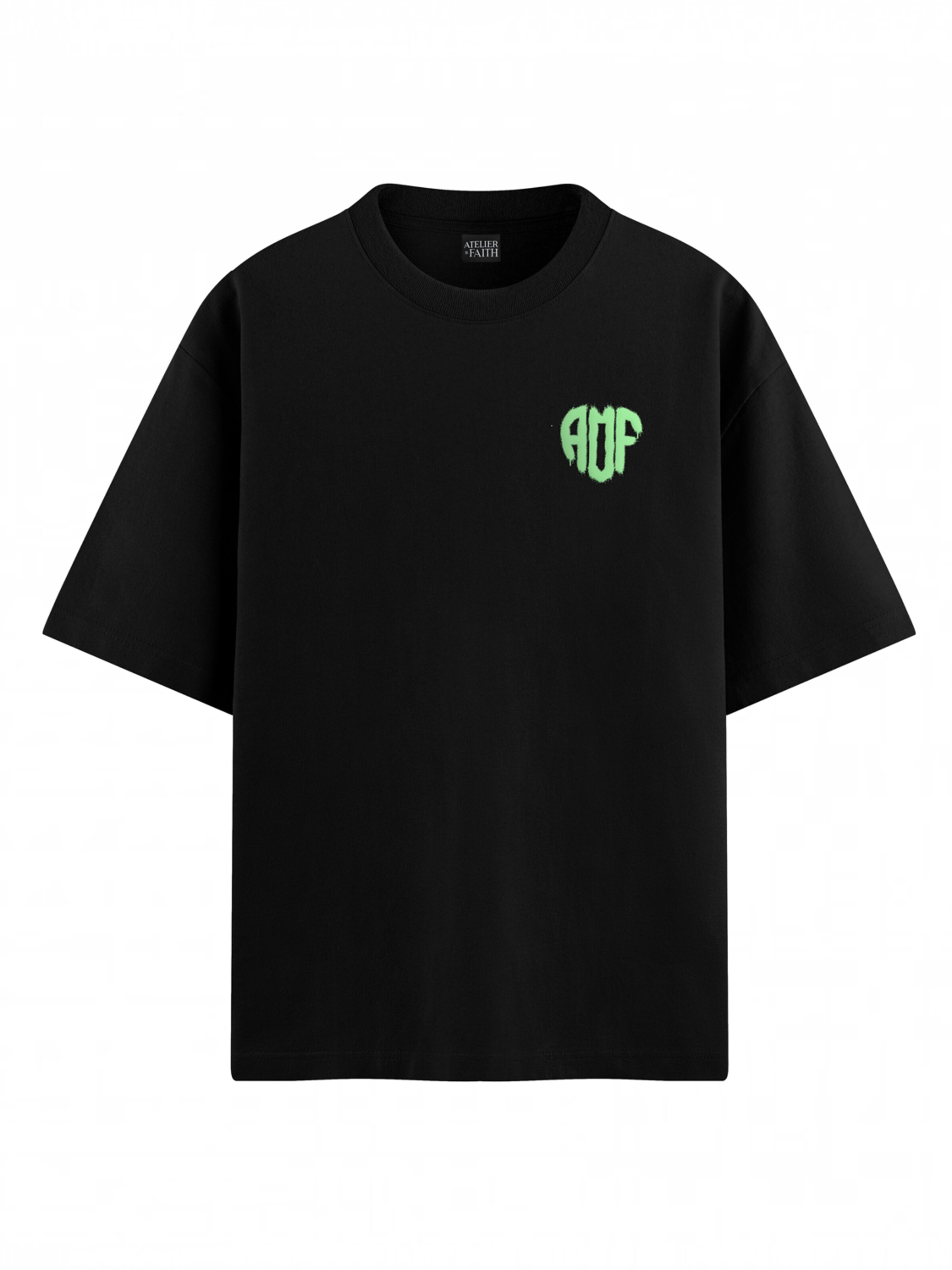 ATELIER OF FAITH Shirt 'AOF X GRAFFITY' in Black