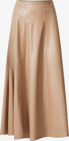 Jupe Touche Prive en beige : devant