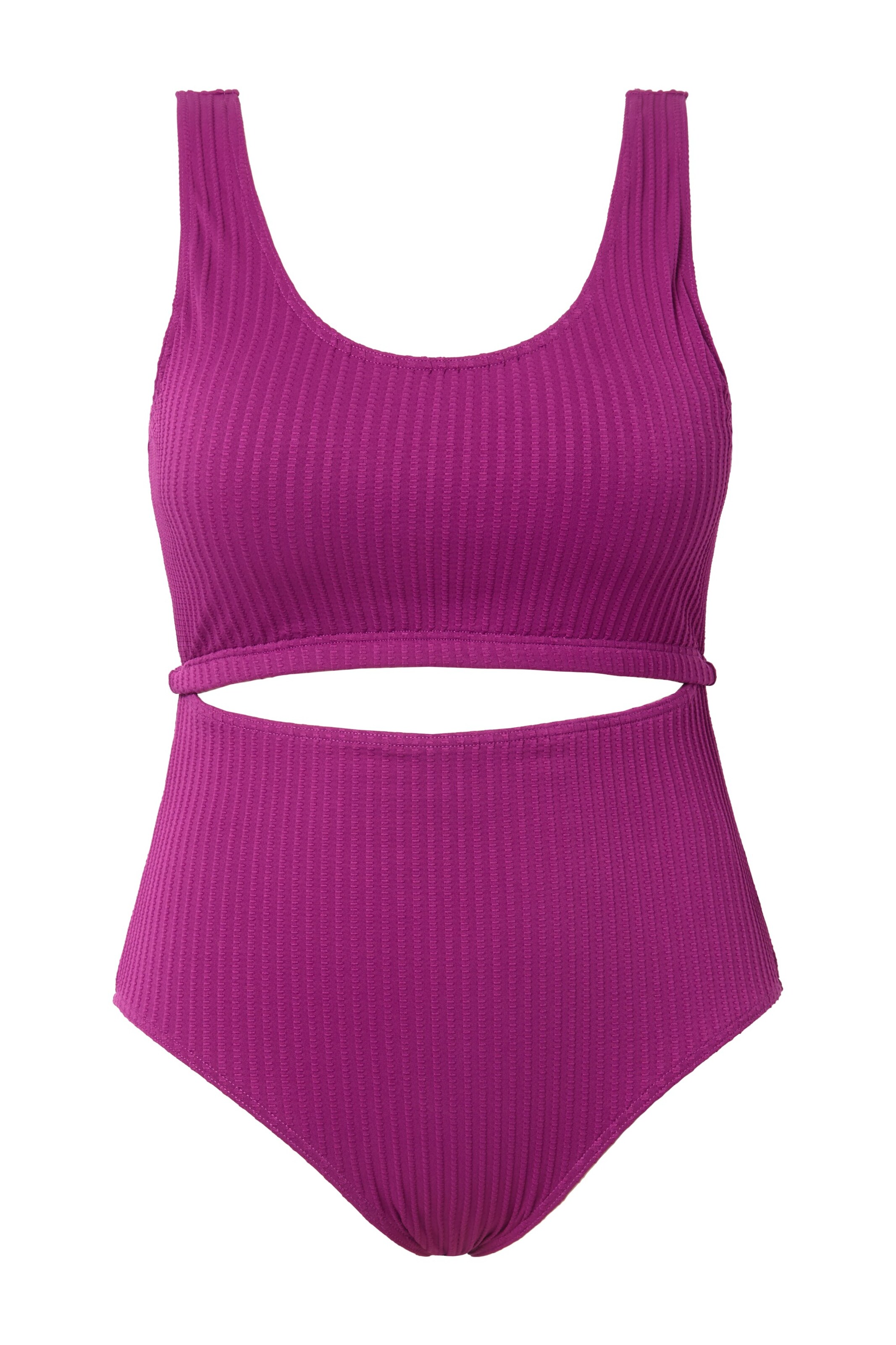 Studio Untold T-shirt Badpak in Lila: voorkant