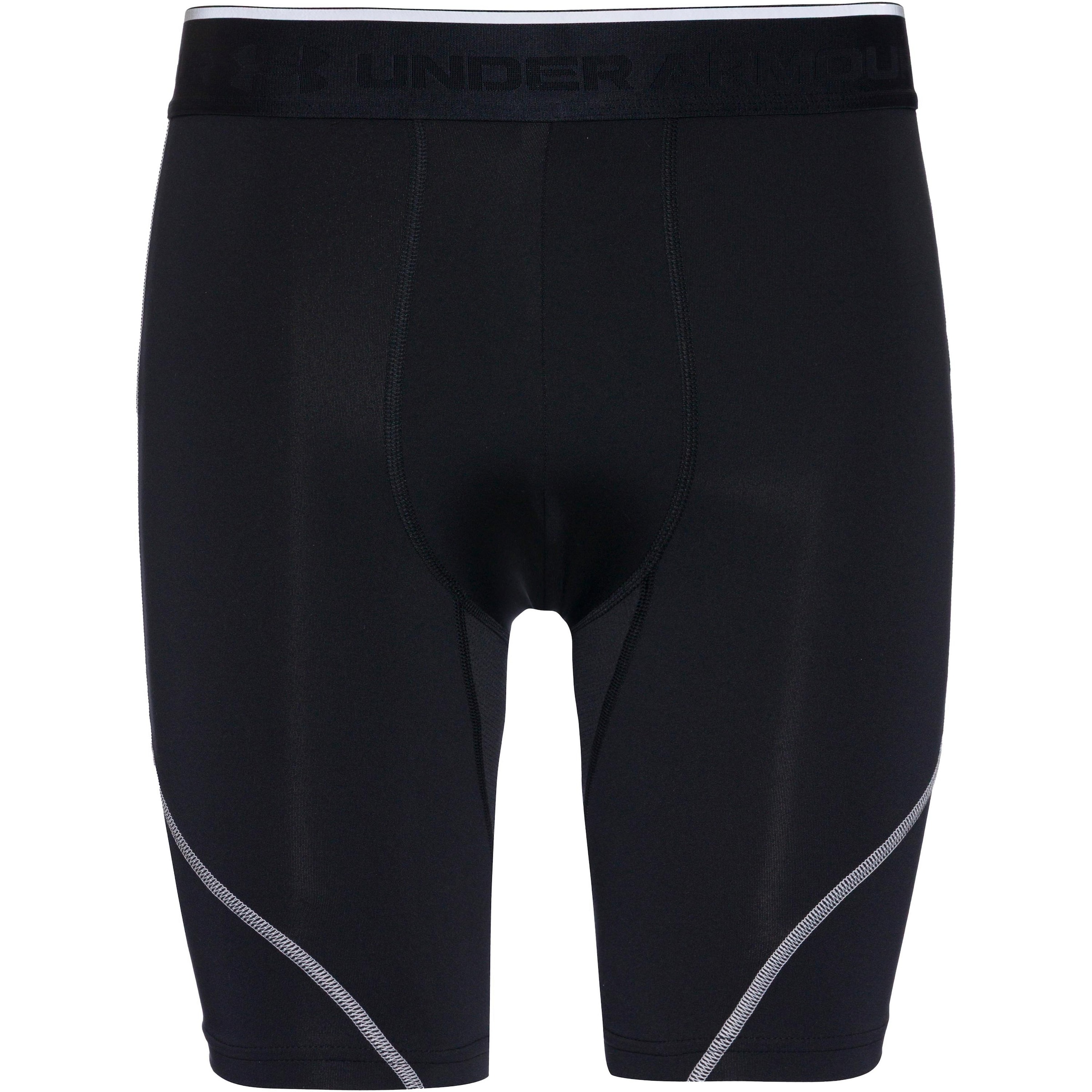 UNDER ARMOUR Workout Pants 'Elite' in L in Grey / Black, Item view