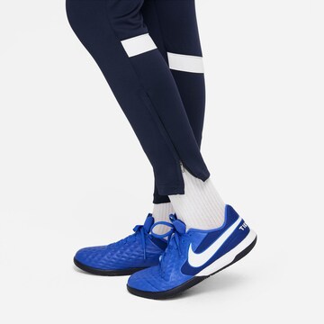 NIKE Skinny Sportbroek 'Academy 21' in Blauw