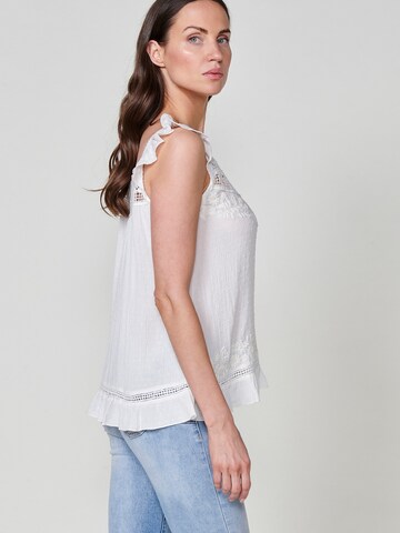 KOROSHI Bluse in Weiß