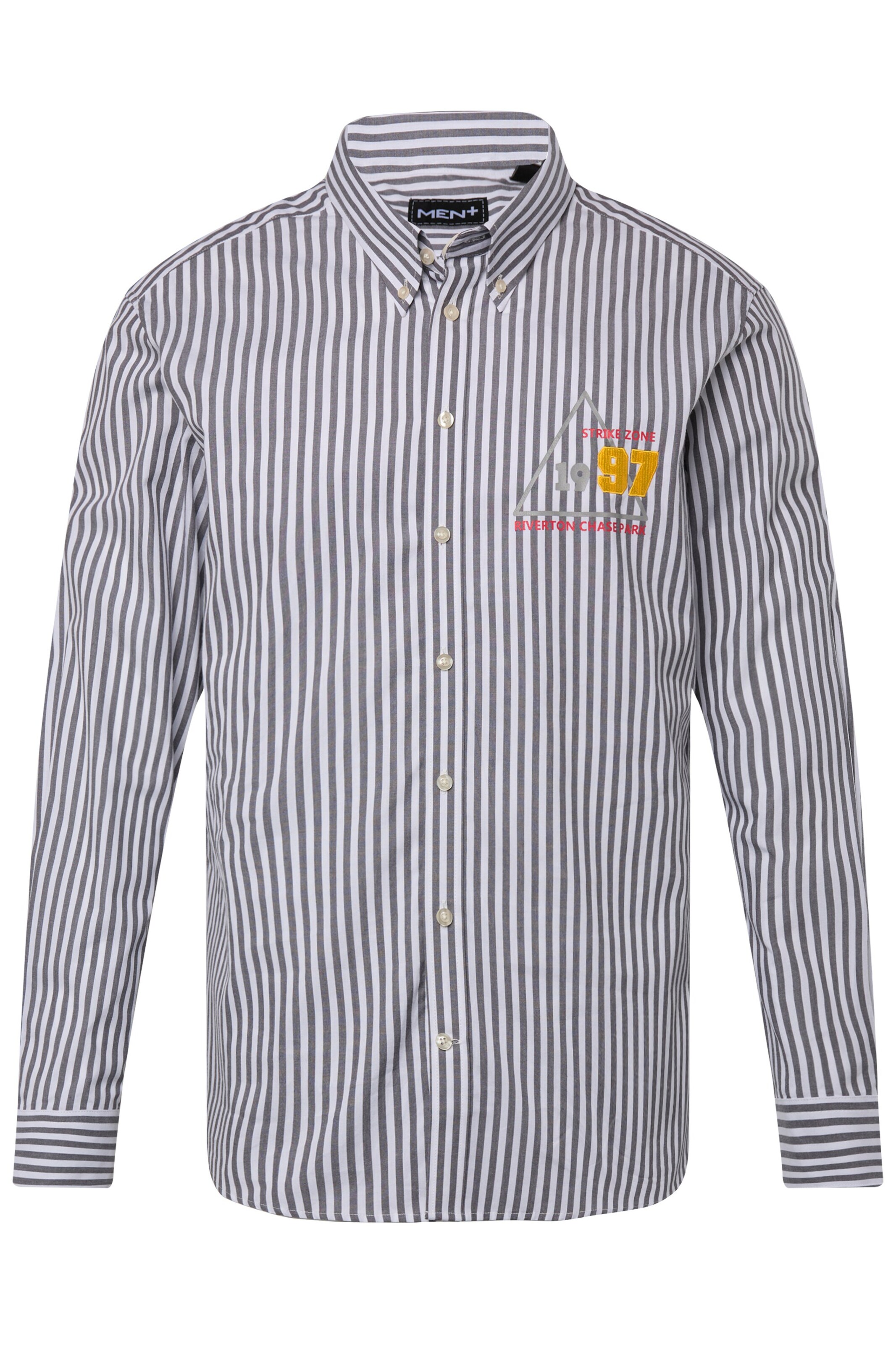 Coupe regular Chemise Men Plus en bleu : devant