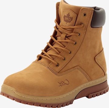 K1X Schnürboots in Braun: Vorderseite