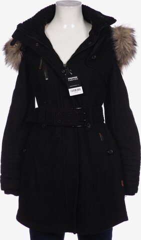 khujo Jacket & Coat in S in Black: front