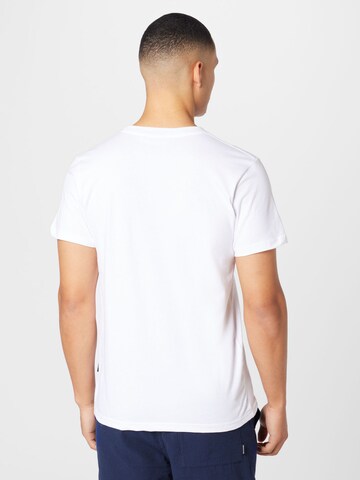 DEDICATED. T-Shirt 'Stockholm Wave Sun' in Weiß