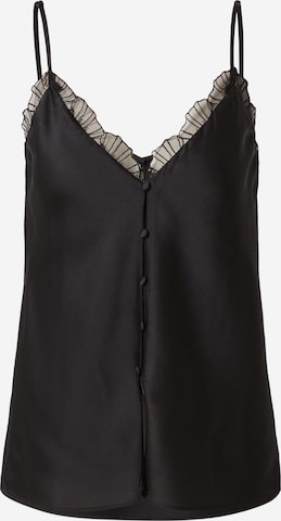 ETAM - Camiseta térmica en negro: frente