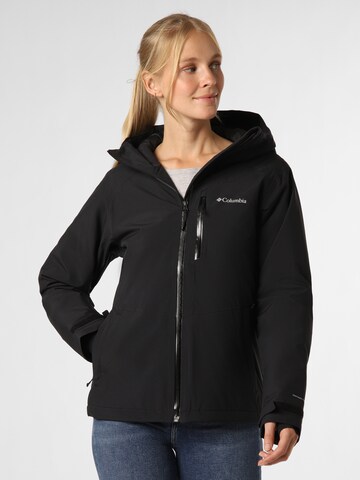 COLUMBIA Athletic Jacket in Black: front