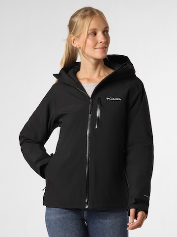 COLUMBIA Athletic Jacket in Black: front