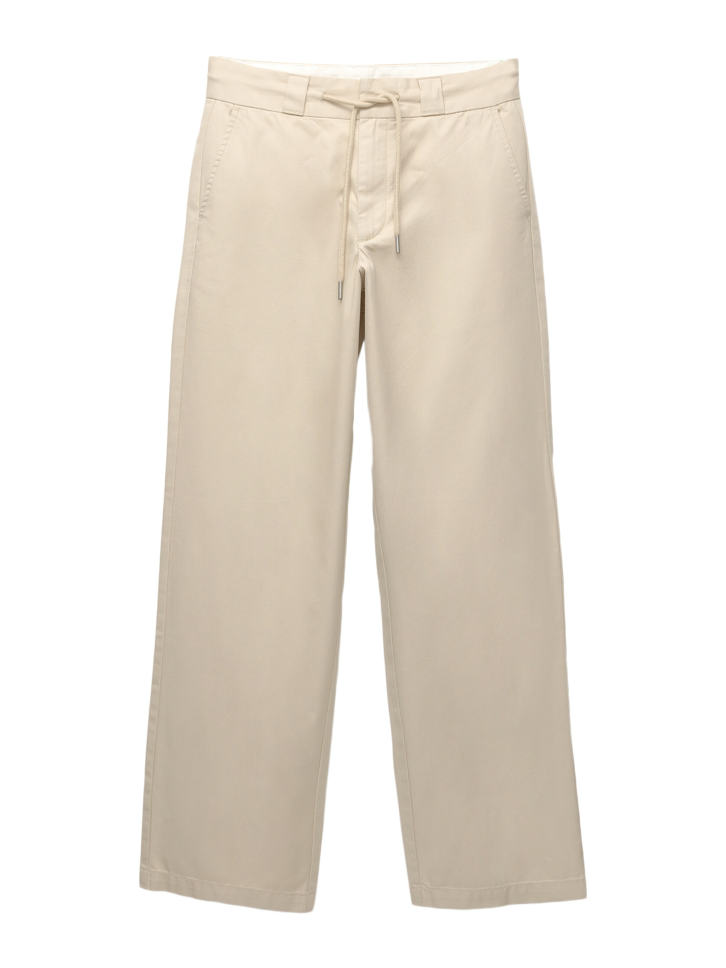 Pull&Bear Štandardný strih Chino nohavice - Béžová: predná strana