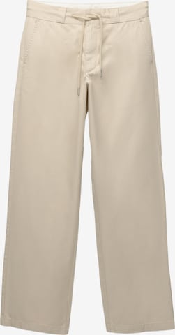 Pull&Bearregular Chino hlače - bež boja: prednji dio