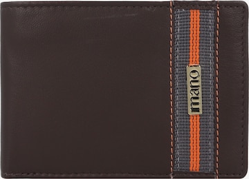 mano Wallet 'Don Leonardo' in Brown: front