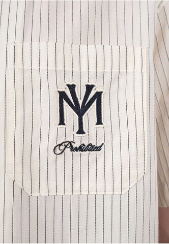 Comfort fit Camicia 'Dugout' di Prohibited in bianco