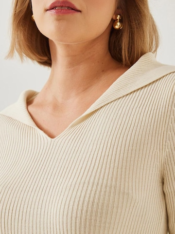 Pull-over Bianco Lucci en beige
