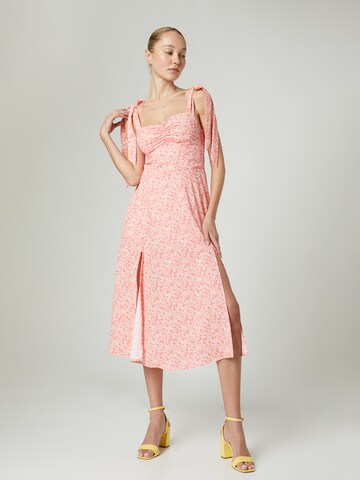 ABOUT YOU x Laura Giurcanu Dress 'Joana' in Pink