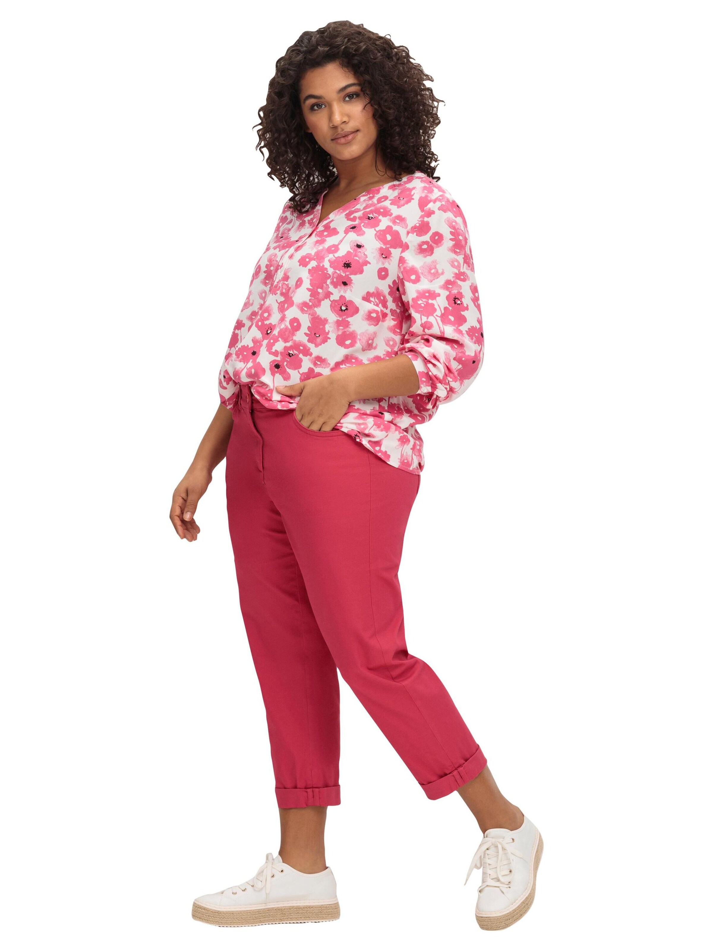 Slimfit Pantaloni di SHEEGO in rosa