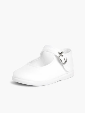 Ballerines Pisamonas en blanc : devant