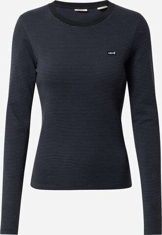 Maglietta 'Long Sleeved Baby Tee' di LEVI'S ® in nero: frontale