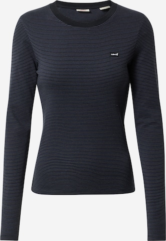 LEVI'S ® T-shirt 'Long Sleeved Baby Tee' i svart: framsida