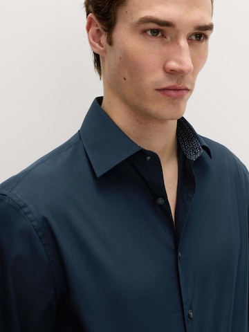 Marks & Spencer Regular Fit Hemd in Blau