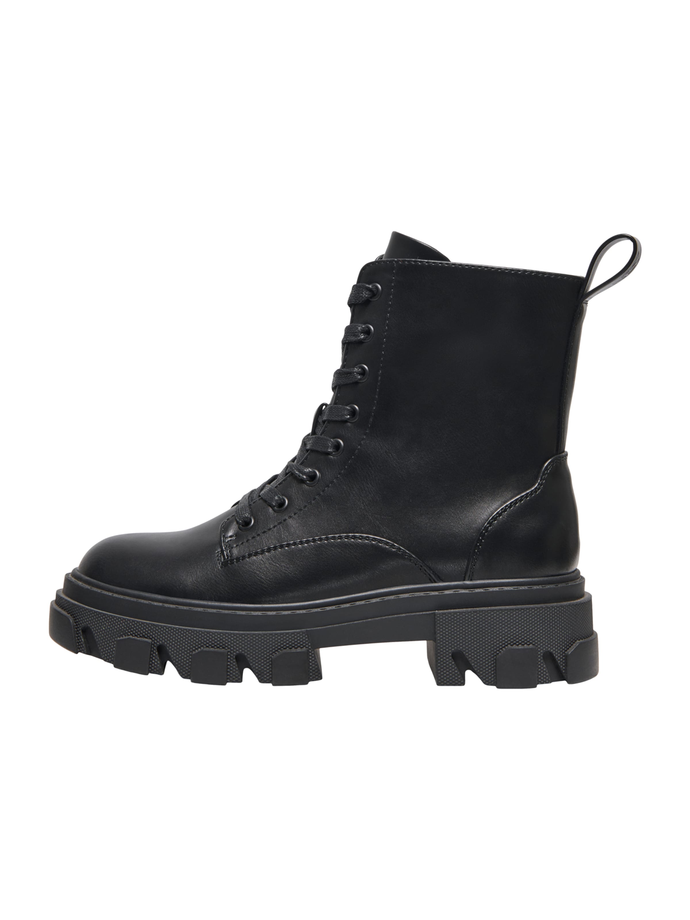 ONLY Lace-up bootie 'ONLTOLA-18' in Black: front