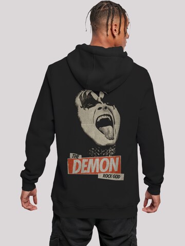Sweat-shirt 'The Demon Rock God' F4NT4STIC en noir : devant