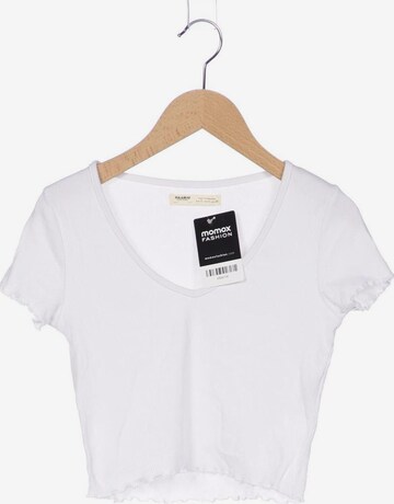 Pull&Bear Top & Shirt in S in White: front