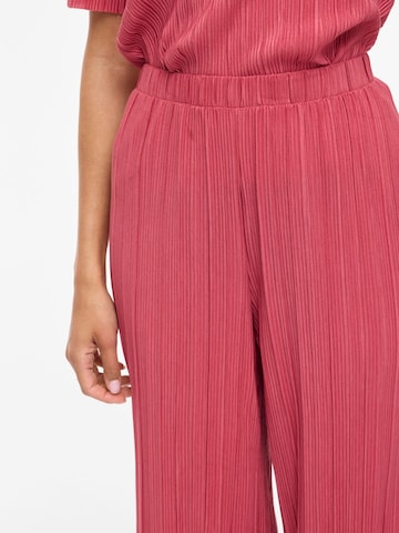 Wide Leg Pantalon folklorique 'VIPLisa' VILA en rose