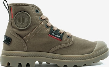 Palladium Lace-Up Boots in Green