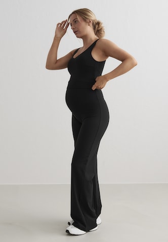 Wide Leg Pantalon Aim'n en noir