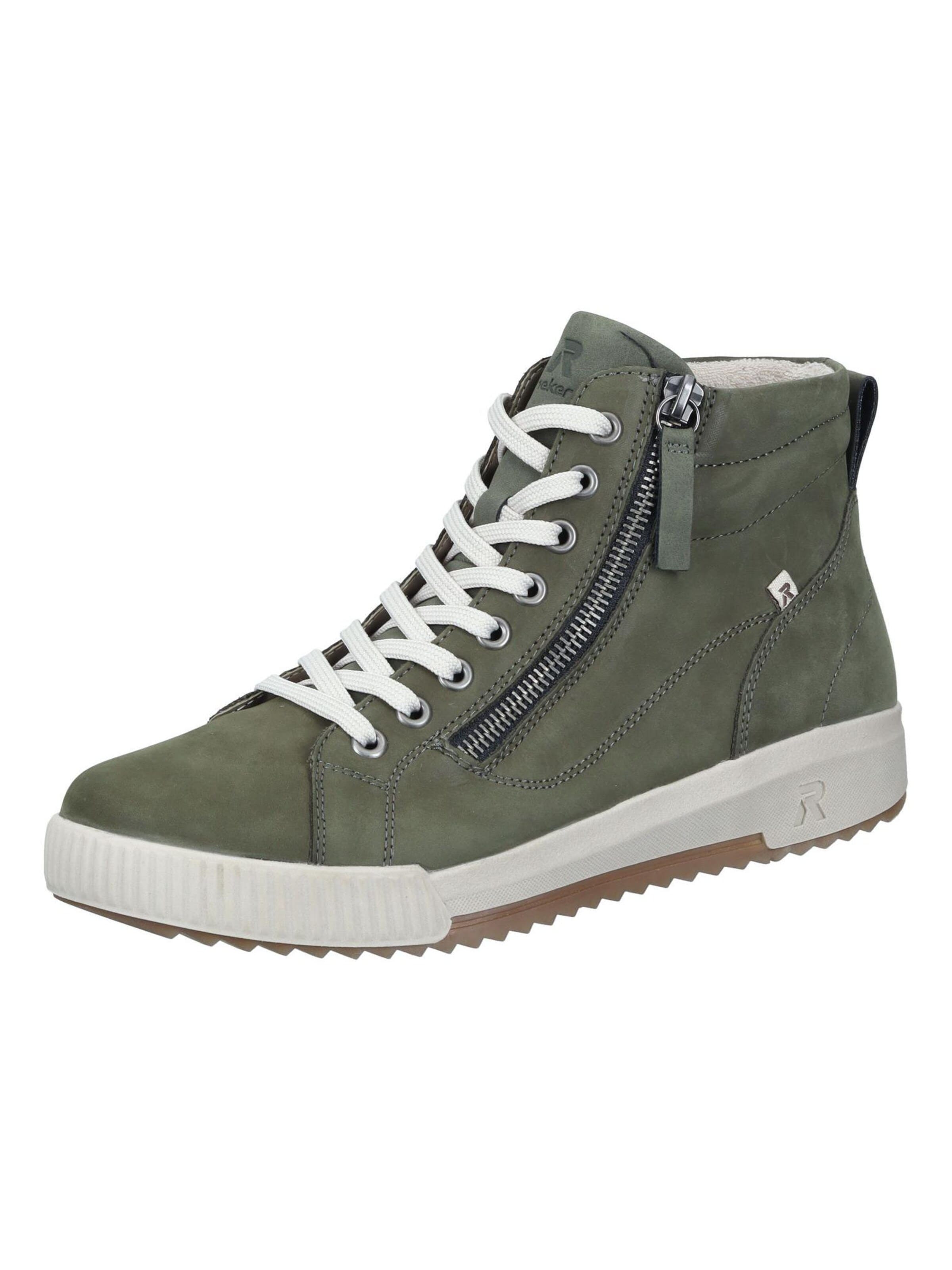 Bottines à lacets Rieker en vert : devant